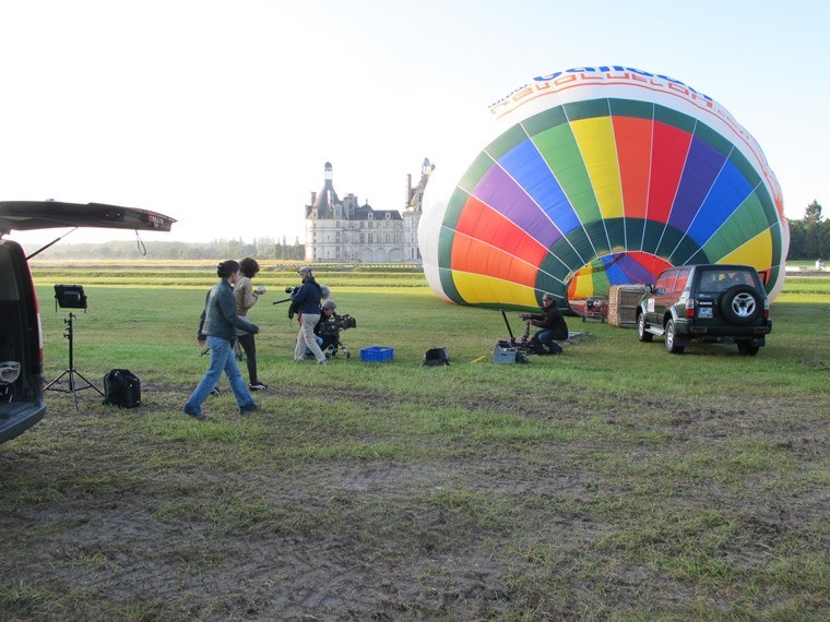 Tournage et prise de vues aériennes en montgolfière 02