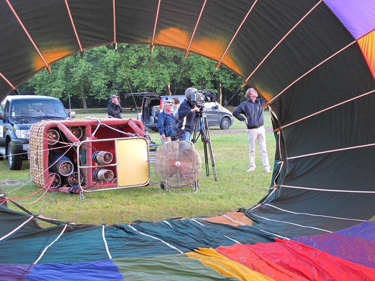 Tournage et prise de vues aériennes en montgolfière 04