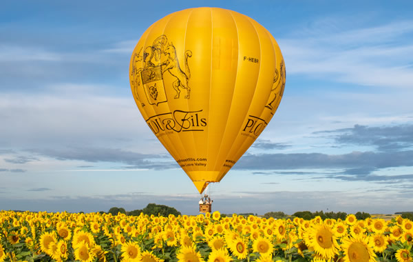 Vol libre en ballon Montgolfiere, La Rouquette